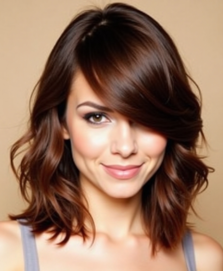 asymmetrical bangs bold statement
