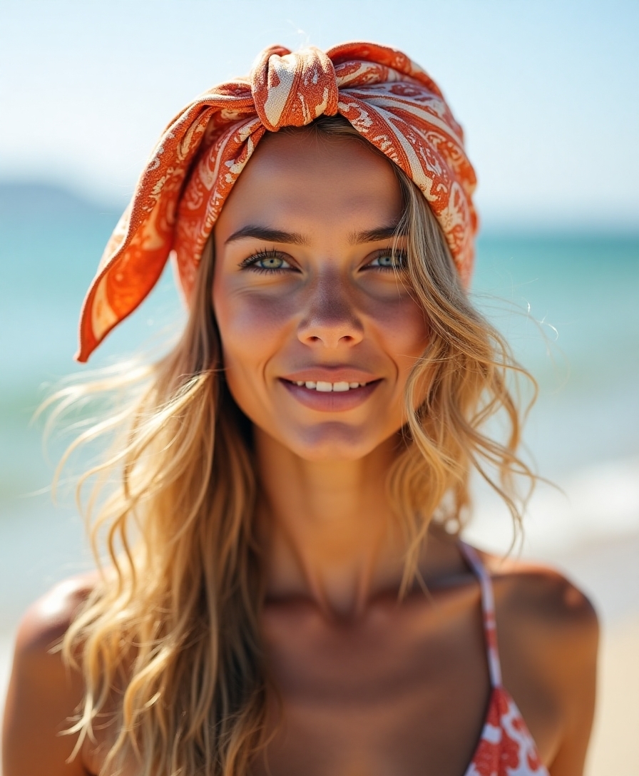 Boho hair wrap