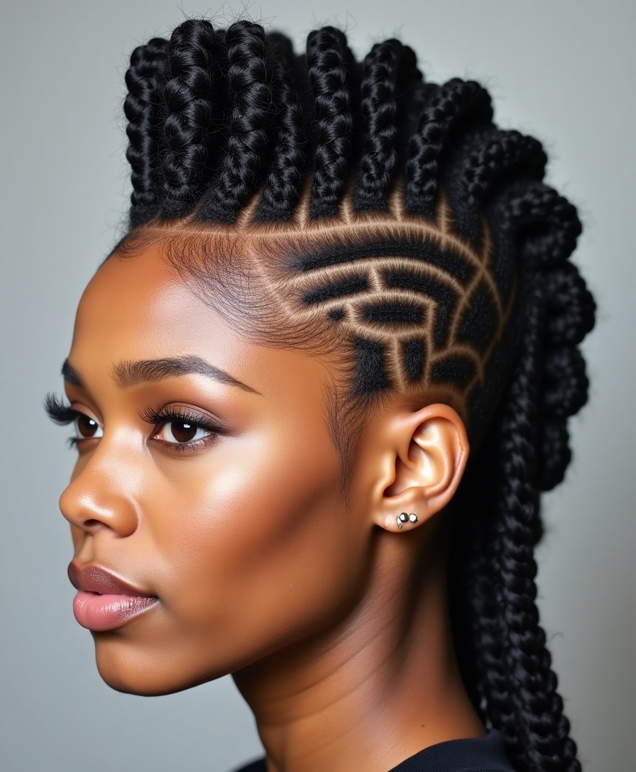 bold and edgy hairstyle