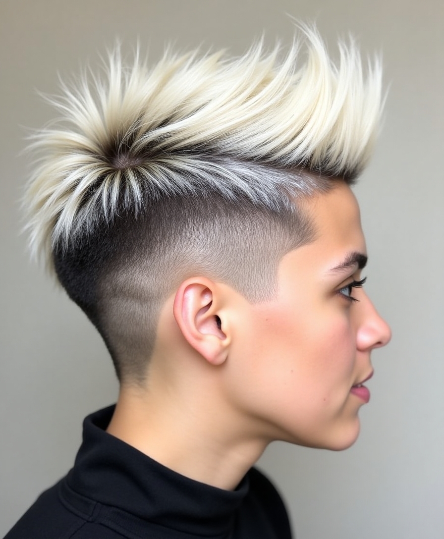 bold fearless undercut pixie