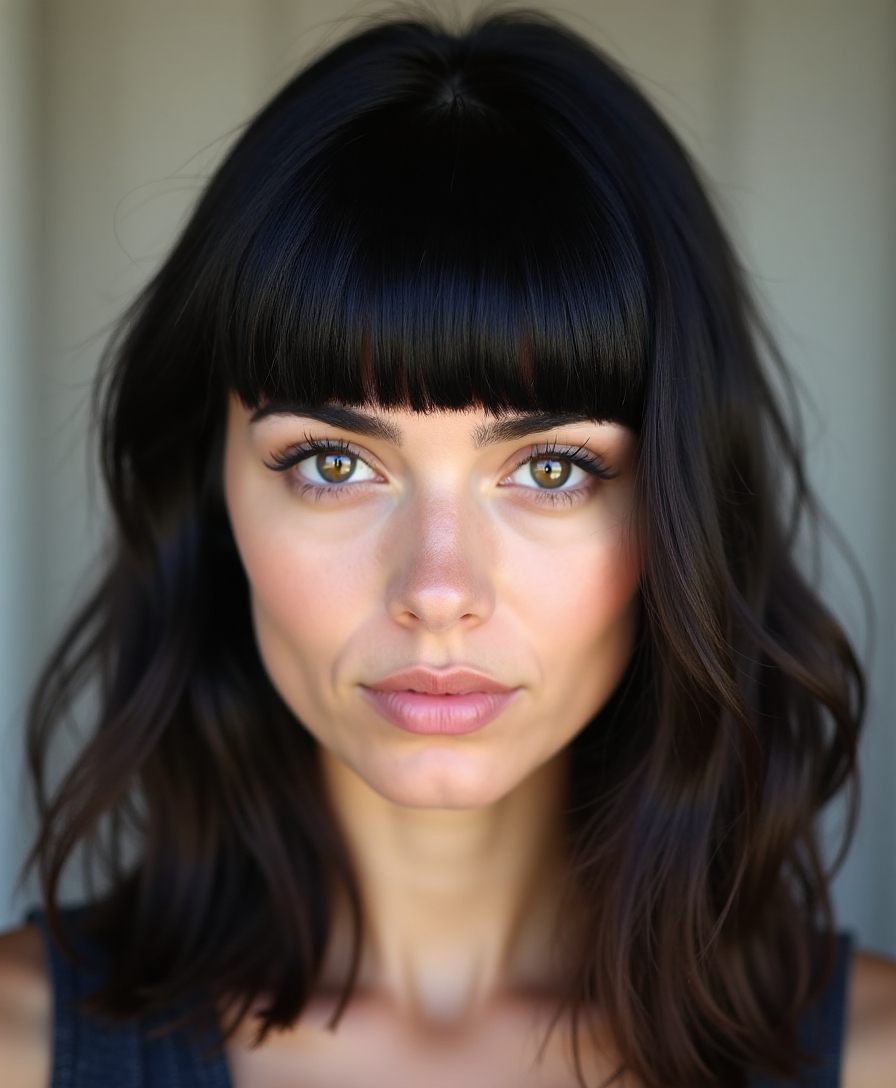 bold micro bangs trend