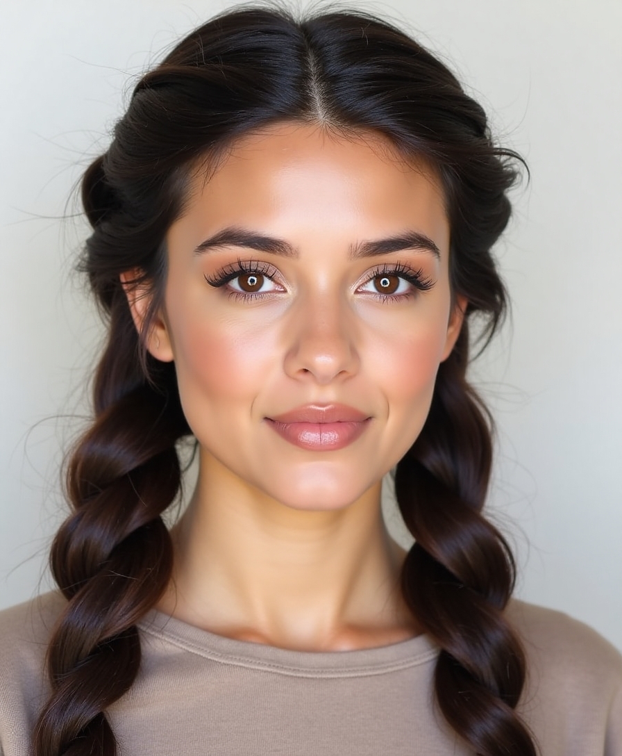 braid dry shampoo style