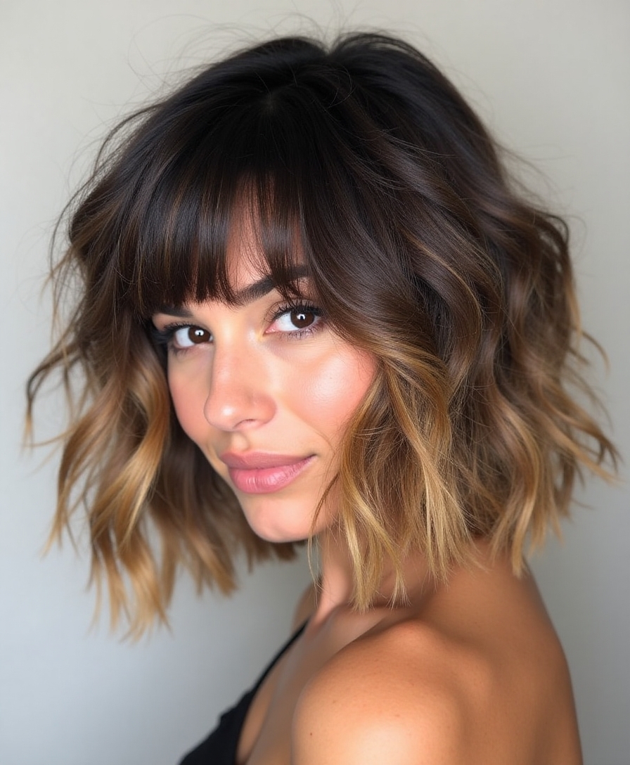 celebrity wolf cut inspiration