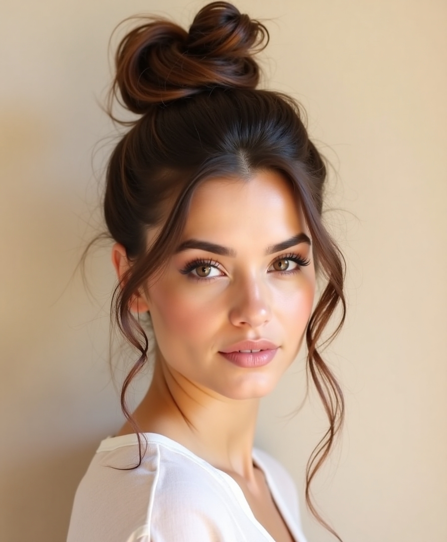 Chic easy top knot