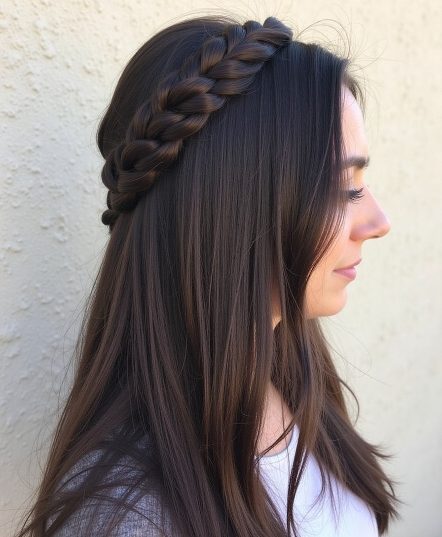chic scaffold hair braid