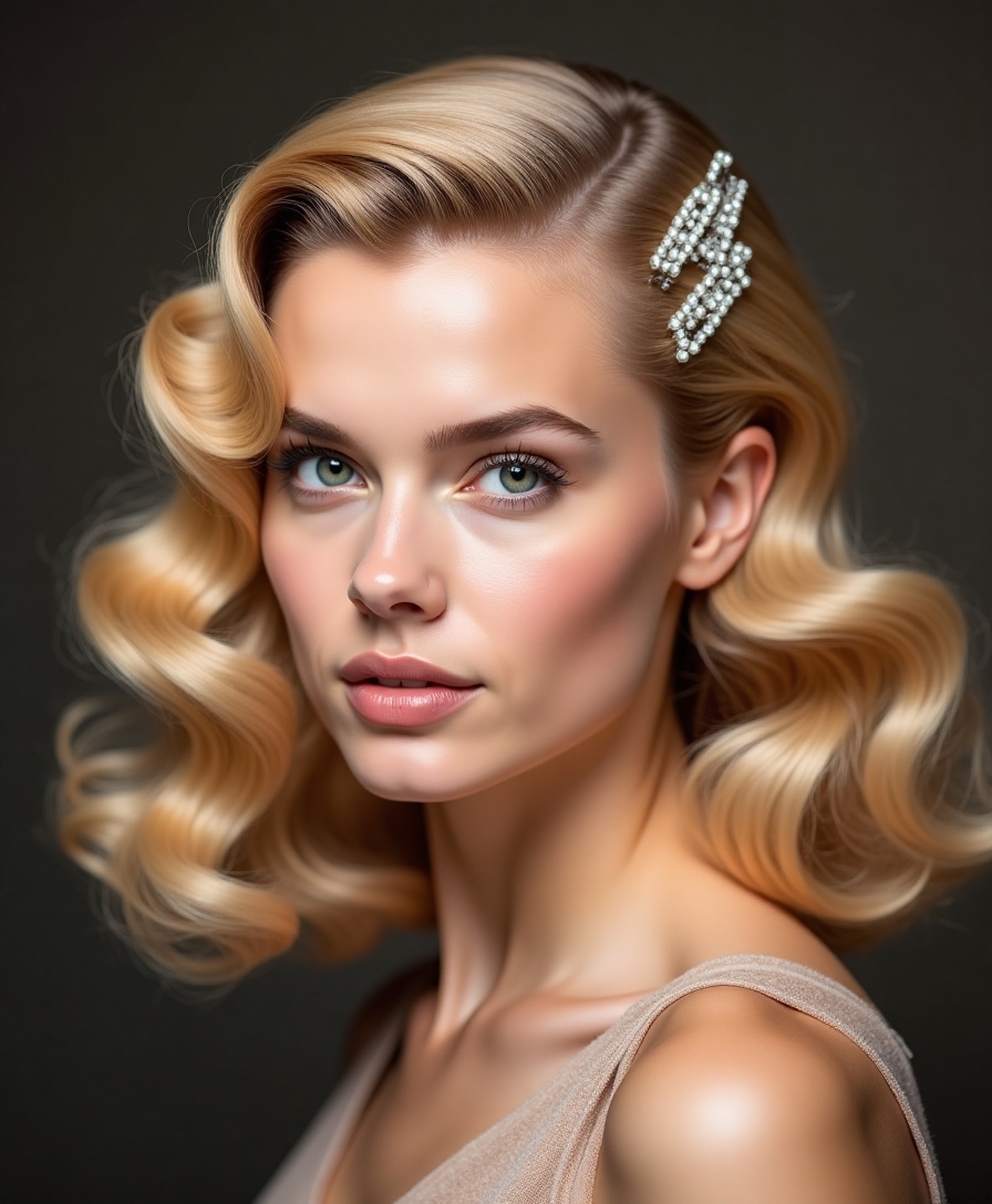 classic pin curls tutorial
