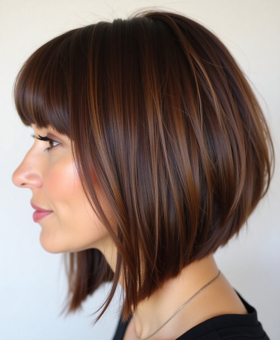 Asymmetrical bob