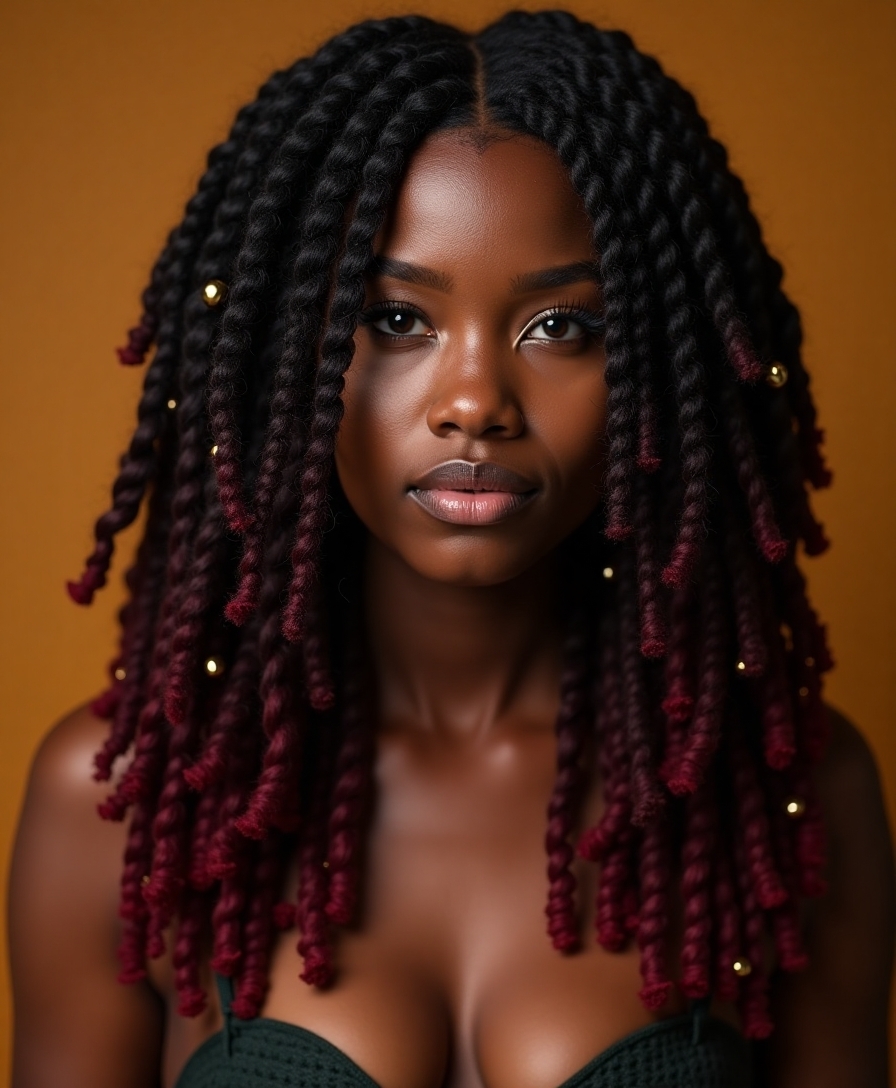 diy brazilian wool hairstyle