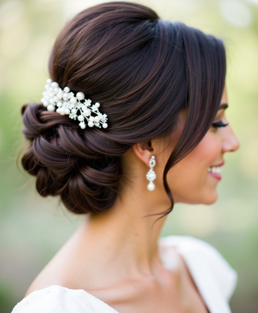 Durable bridal hair accessories