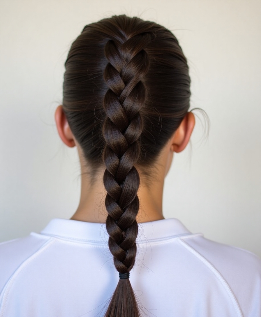 durable secure athletic hairstyle