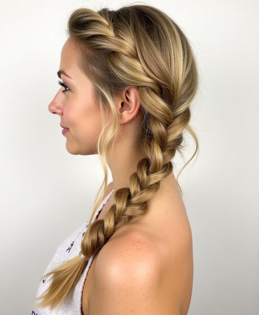Simple rope twist braid