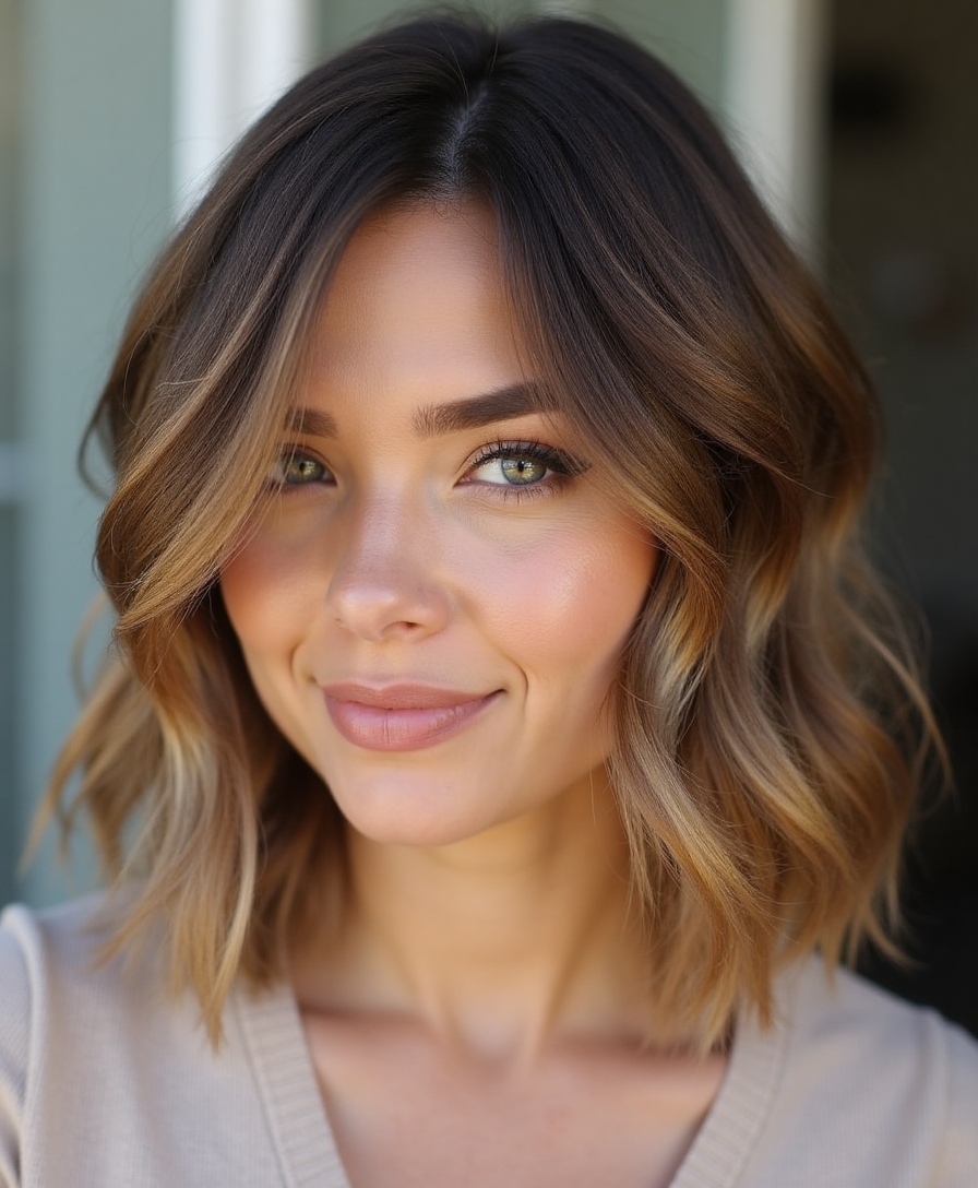 effortless feathered layered hairstyle