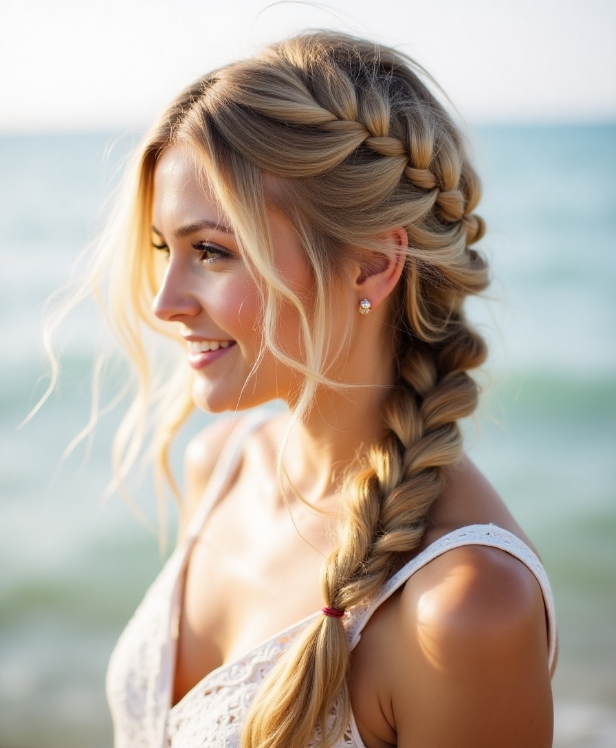 effortlessly chic bohemian braid