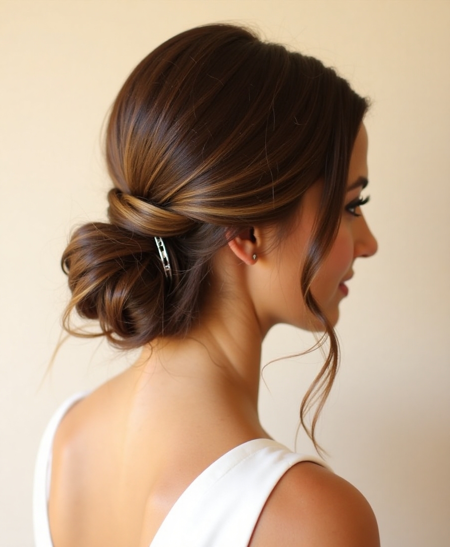 effortlessly chic low ponytail