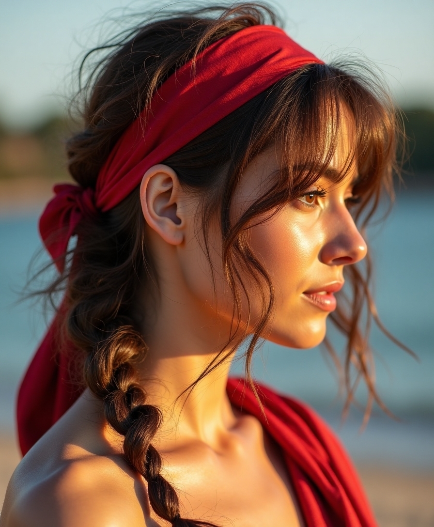 A modern pirate tie scarf look