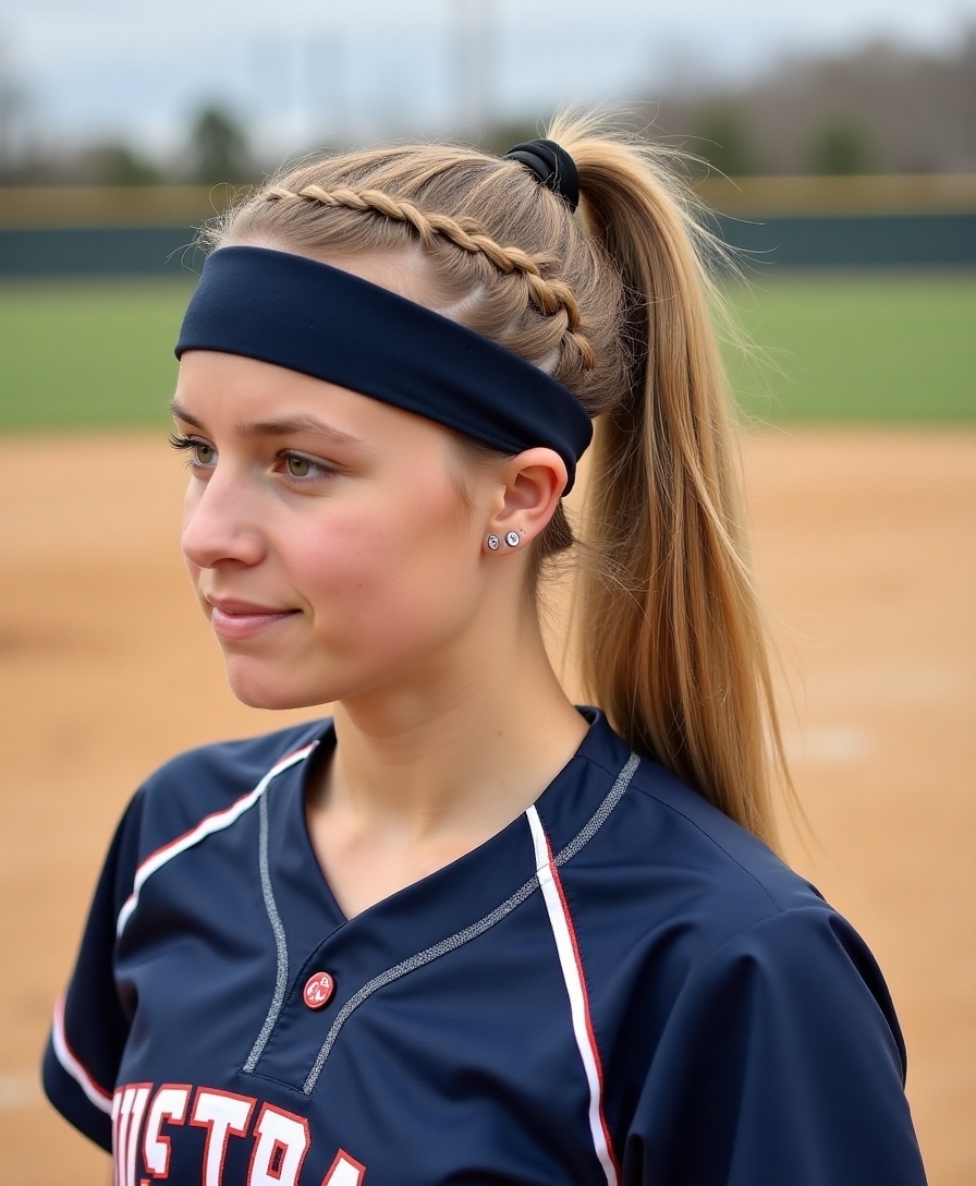 elegant and practical hairstyle