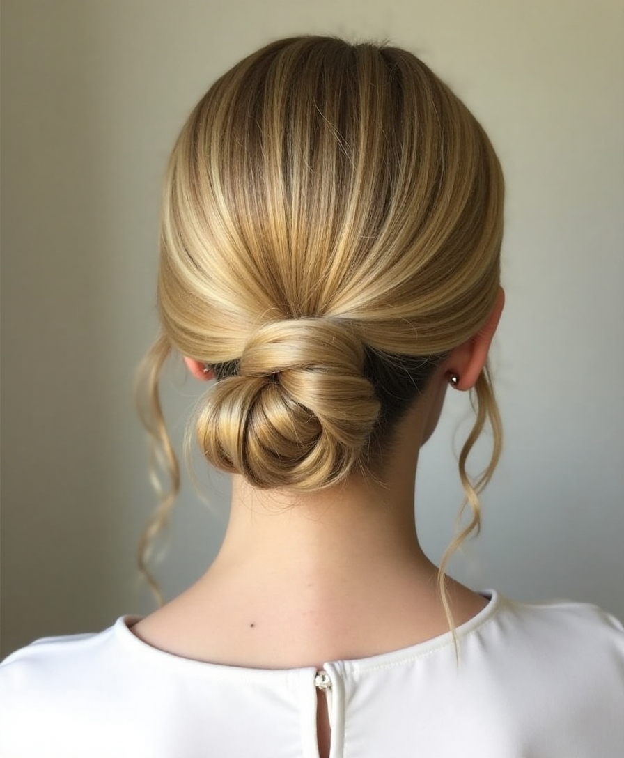 elegant effortless hair style