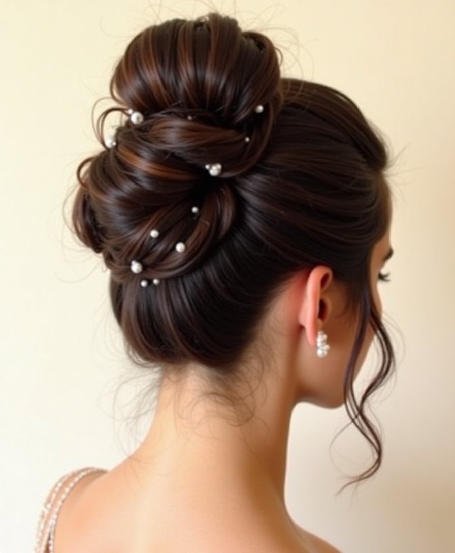 elegant top knot tips