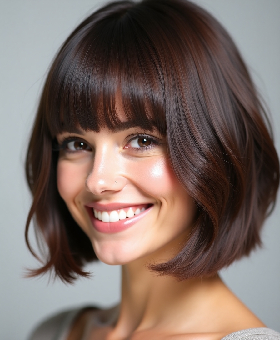 Choosing a chin-length cut to suit your face shape