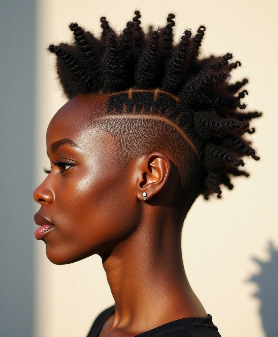fade techniques for curls