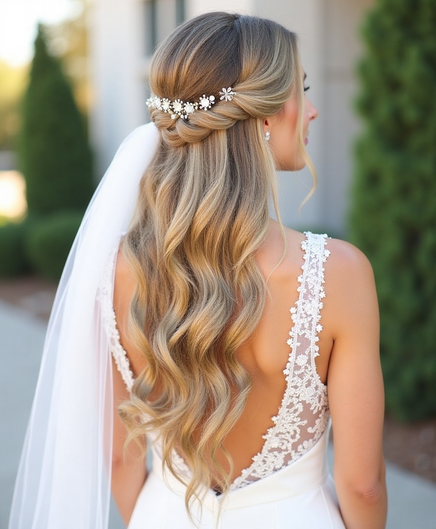 Bridal hair extensions