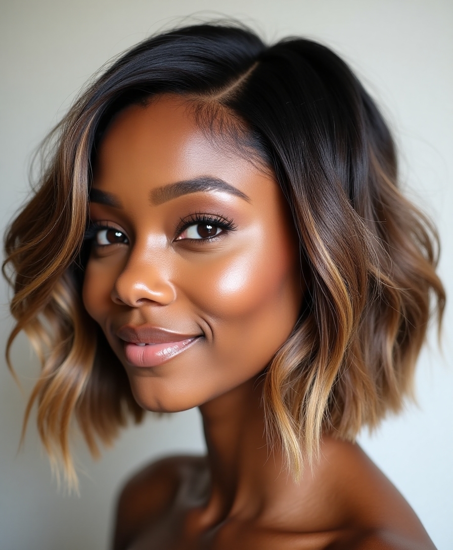 highlights for vibrant bobs