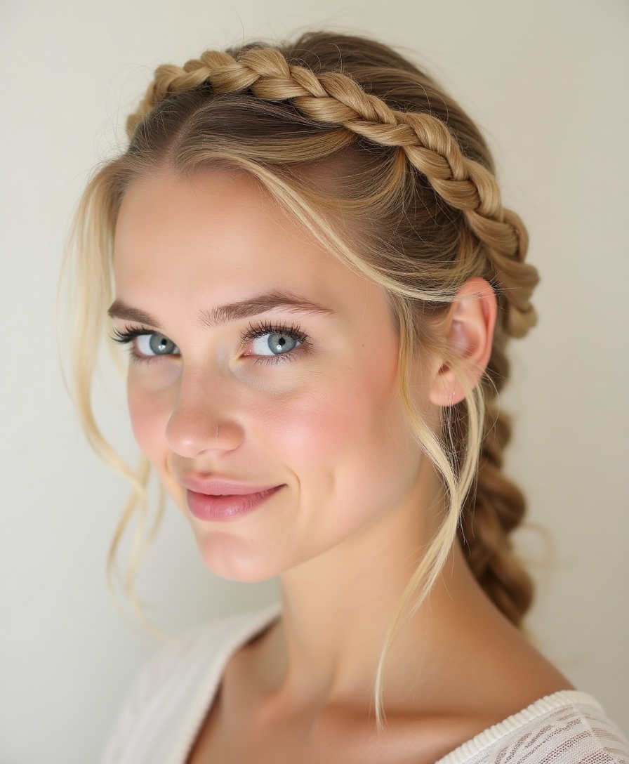 milkmaid braid chic sophistication