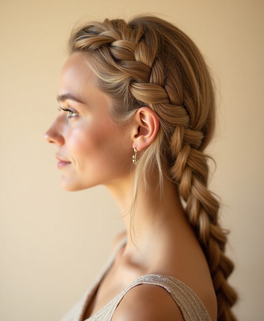 Milkmaid braids