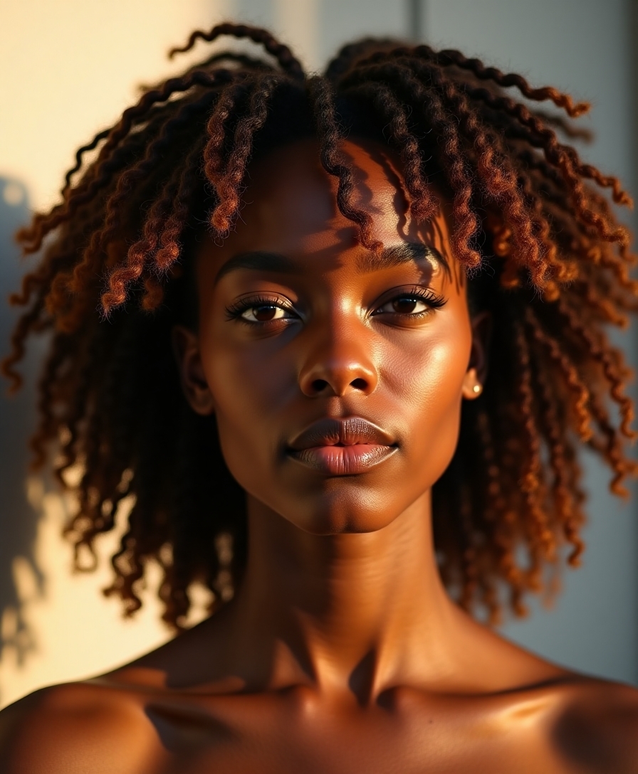 natural earthy hair tones