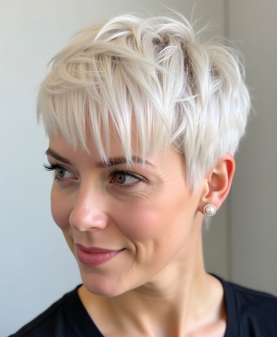 pixie cut bold accessories