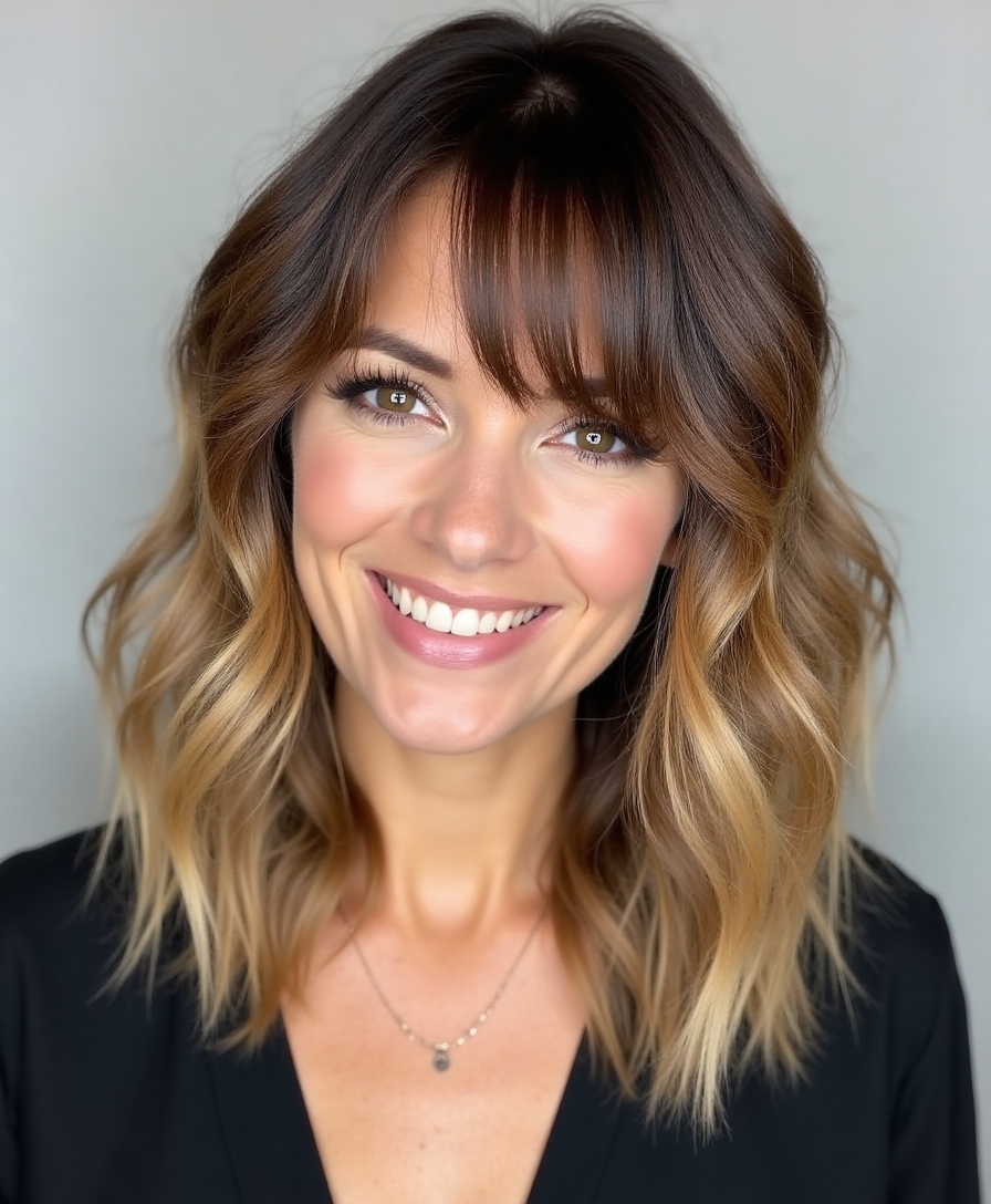 professional wolf cut styling