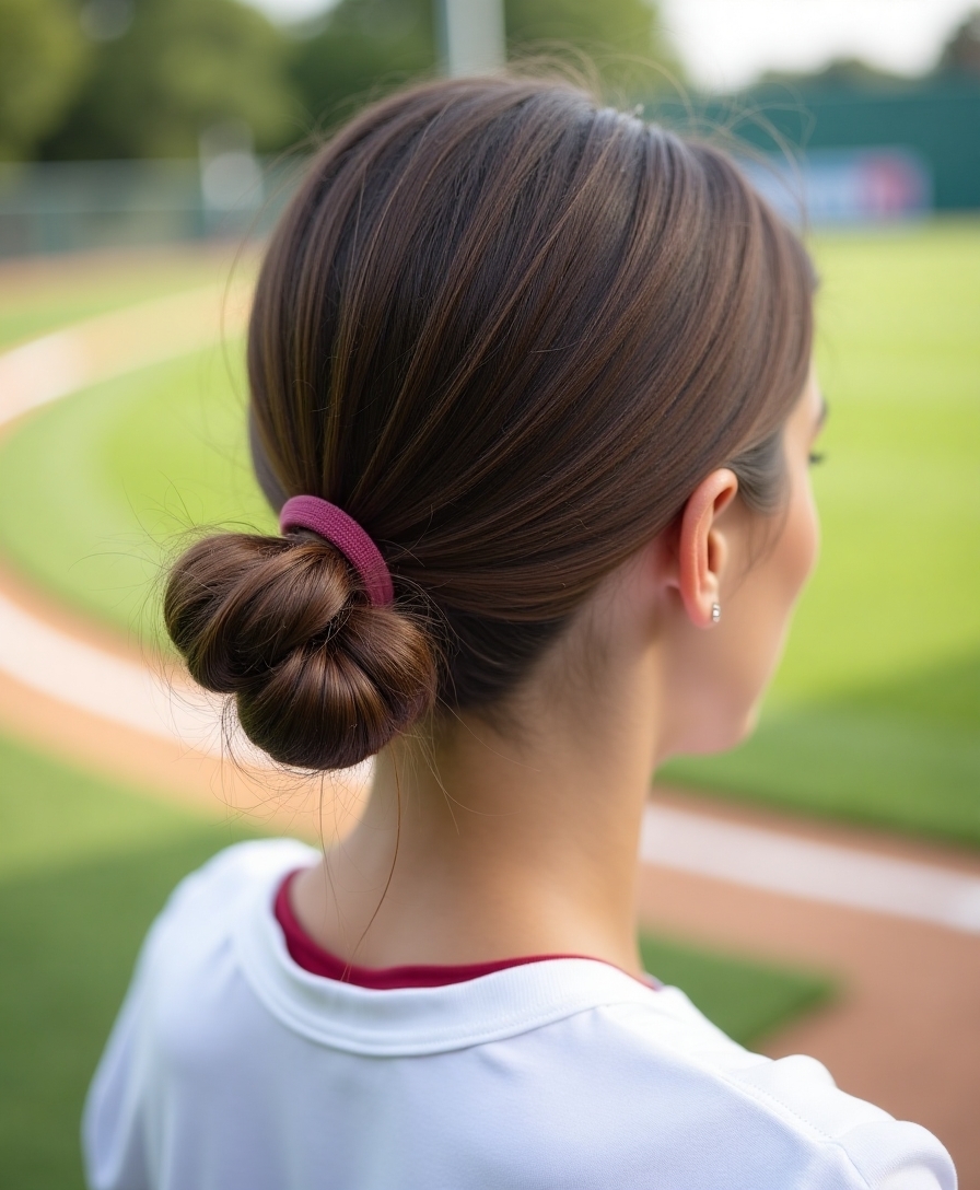 quick and easy knot bun