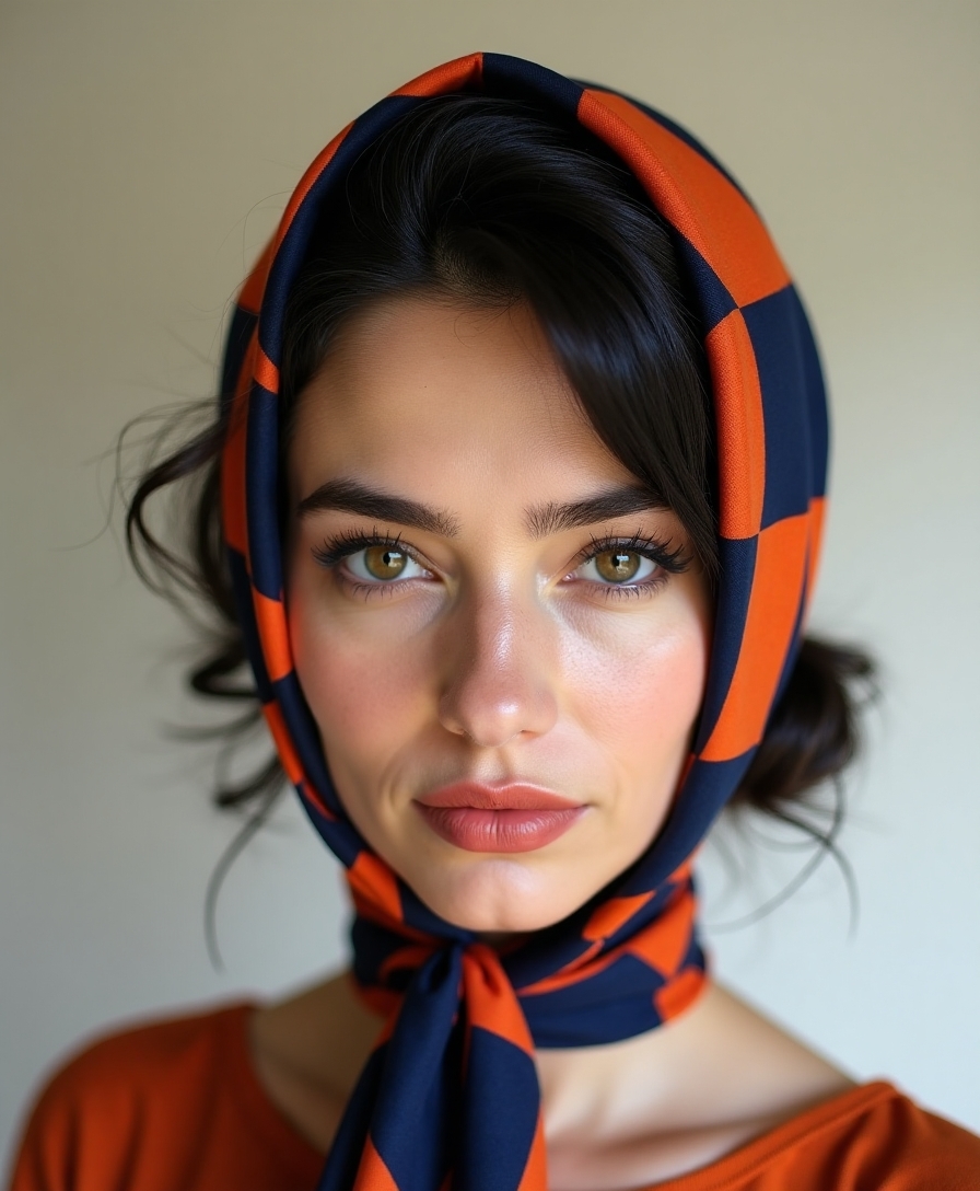 A classic retro head wrap