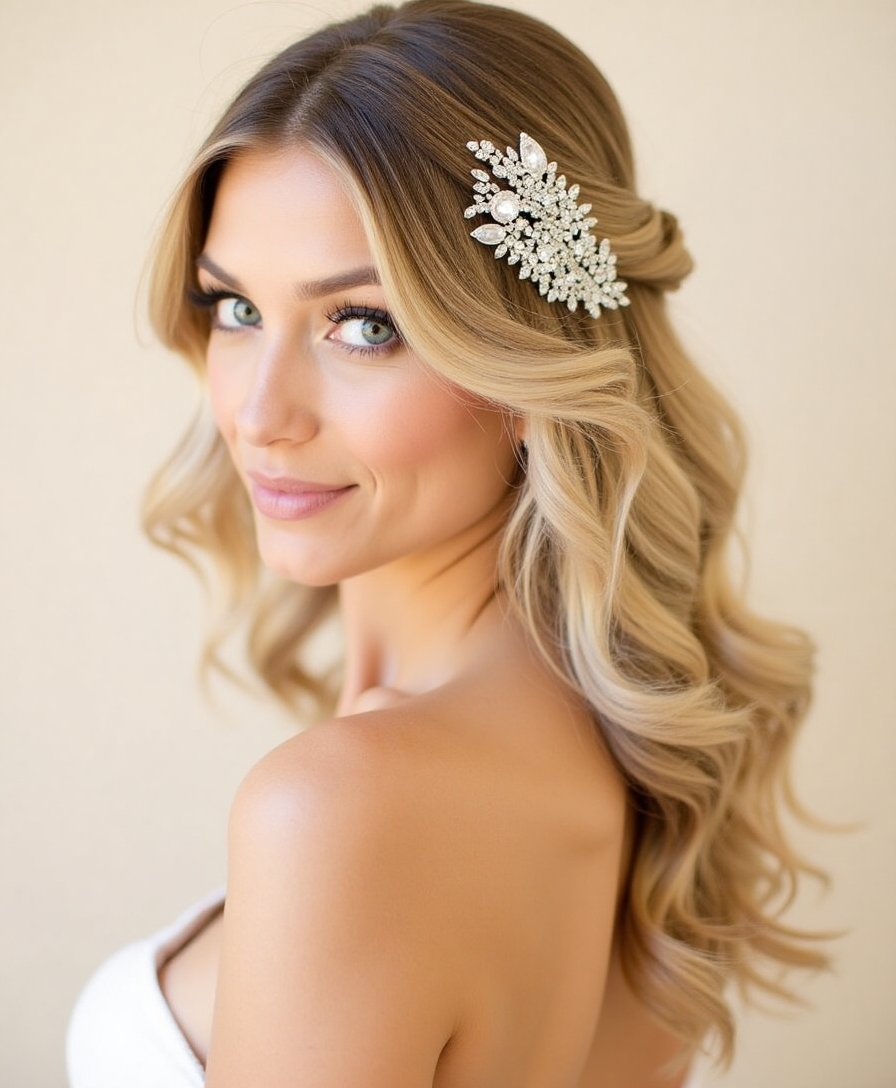 romantic waves for brides