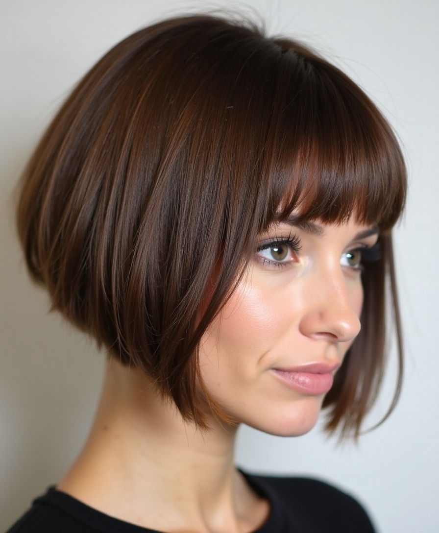 short vs long angled bobs