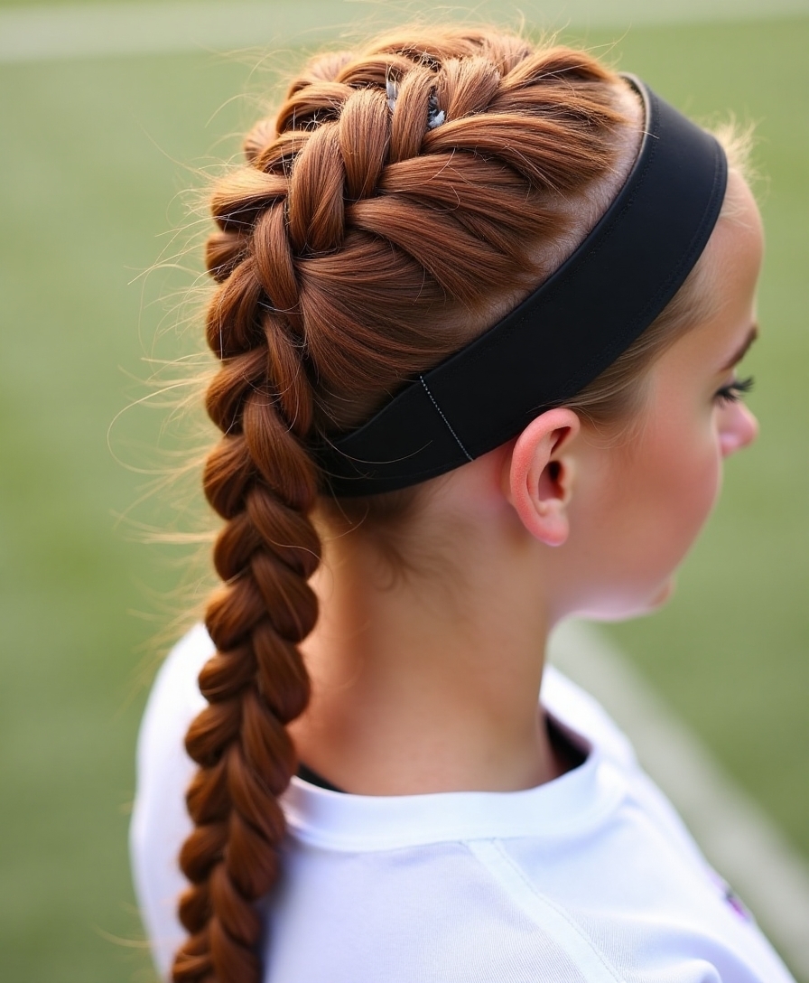 side braid for game day