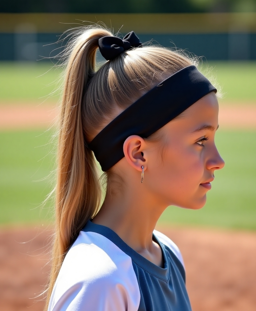 sleek hair wrap ponytail