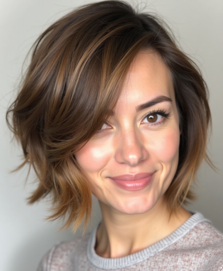 stacked bob with undercut