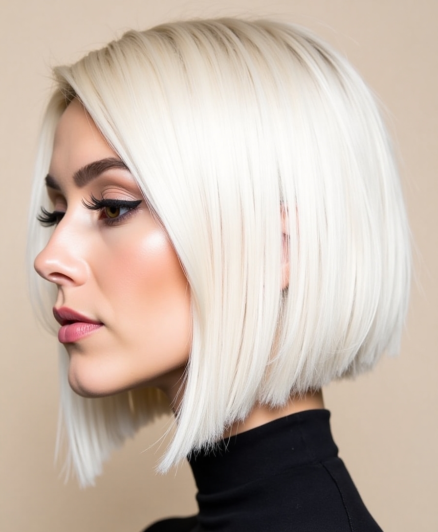 A-line choppy bob
