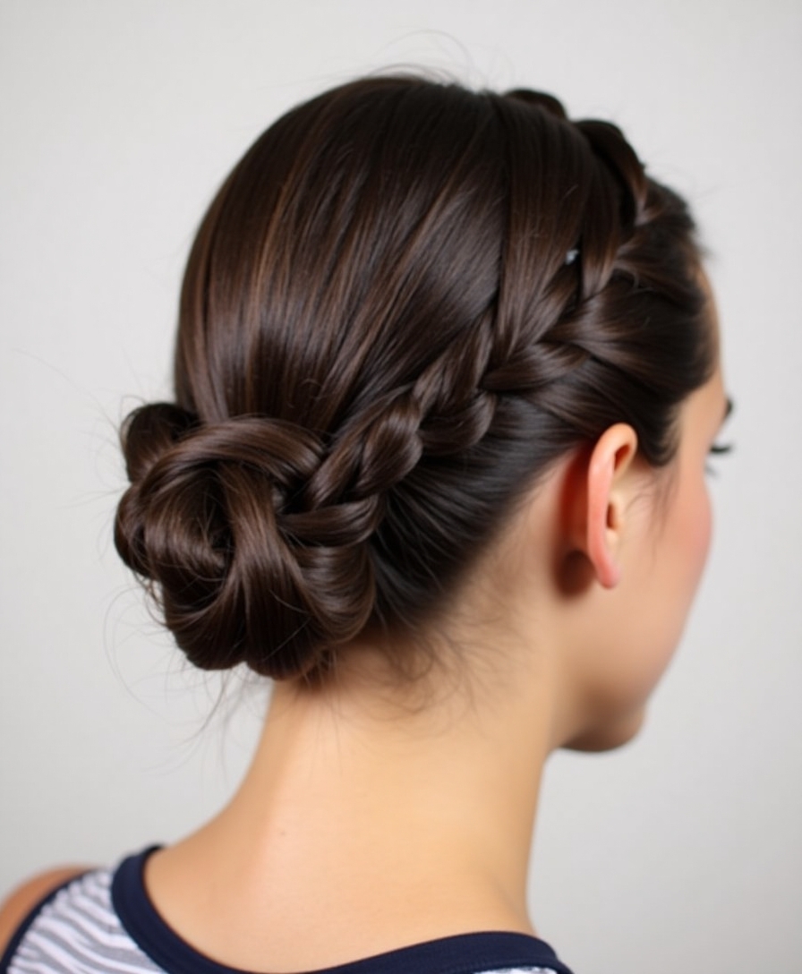 stylish and functional hairstyle