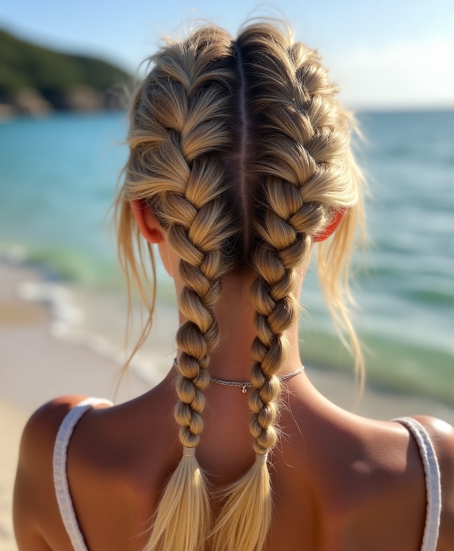 Double dutch braids