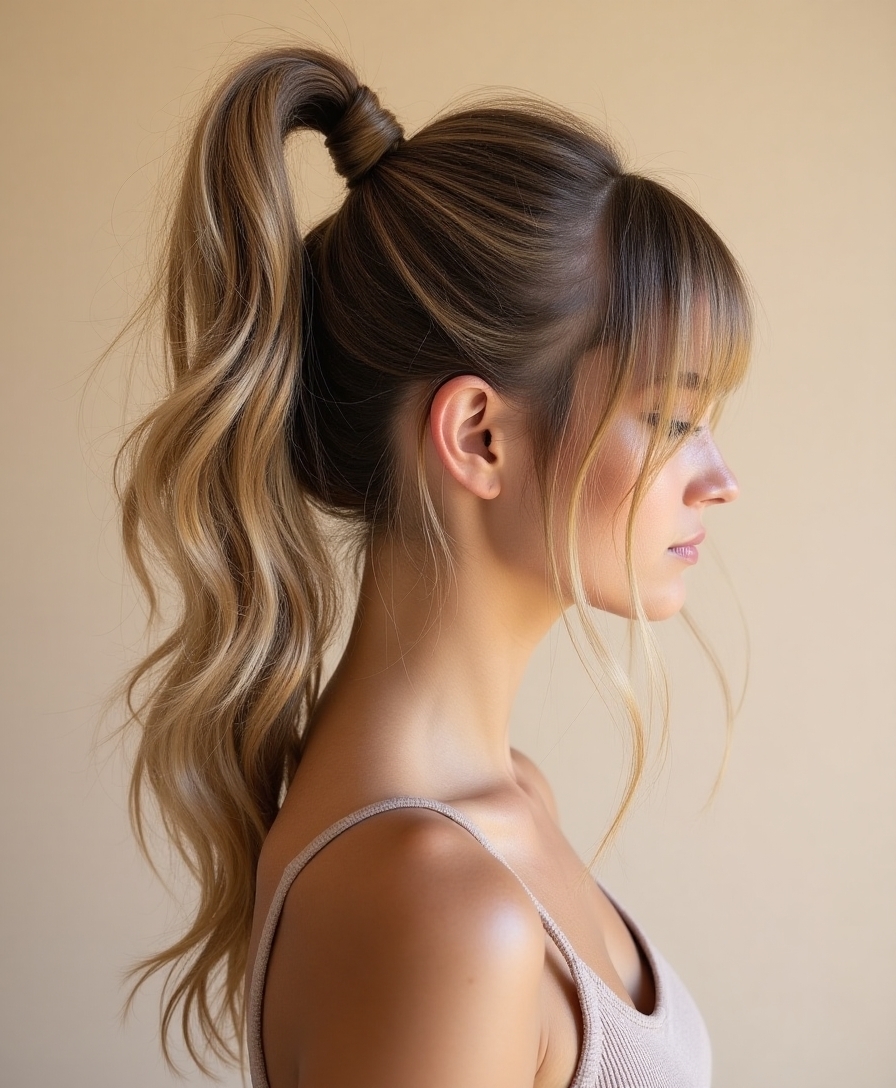 stylish textured ponytail solution