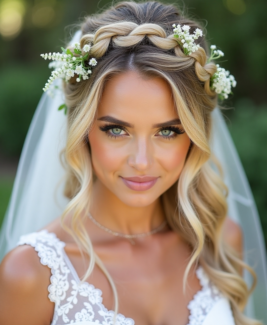 textured braided crown tutorial