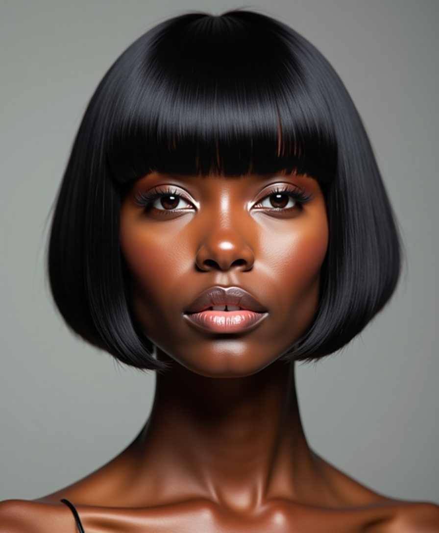 timeless bold blunt bob