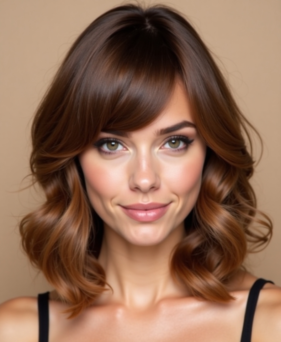 Styling tools that build volume in short layered hair