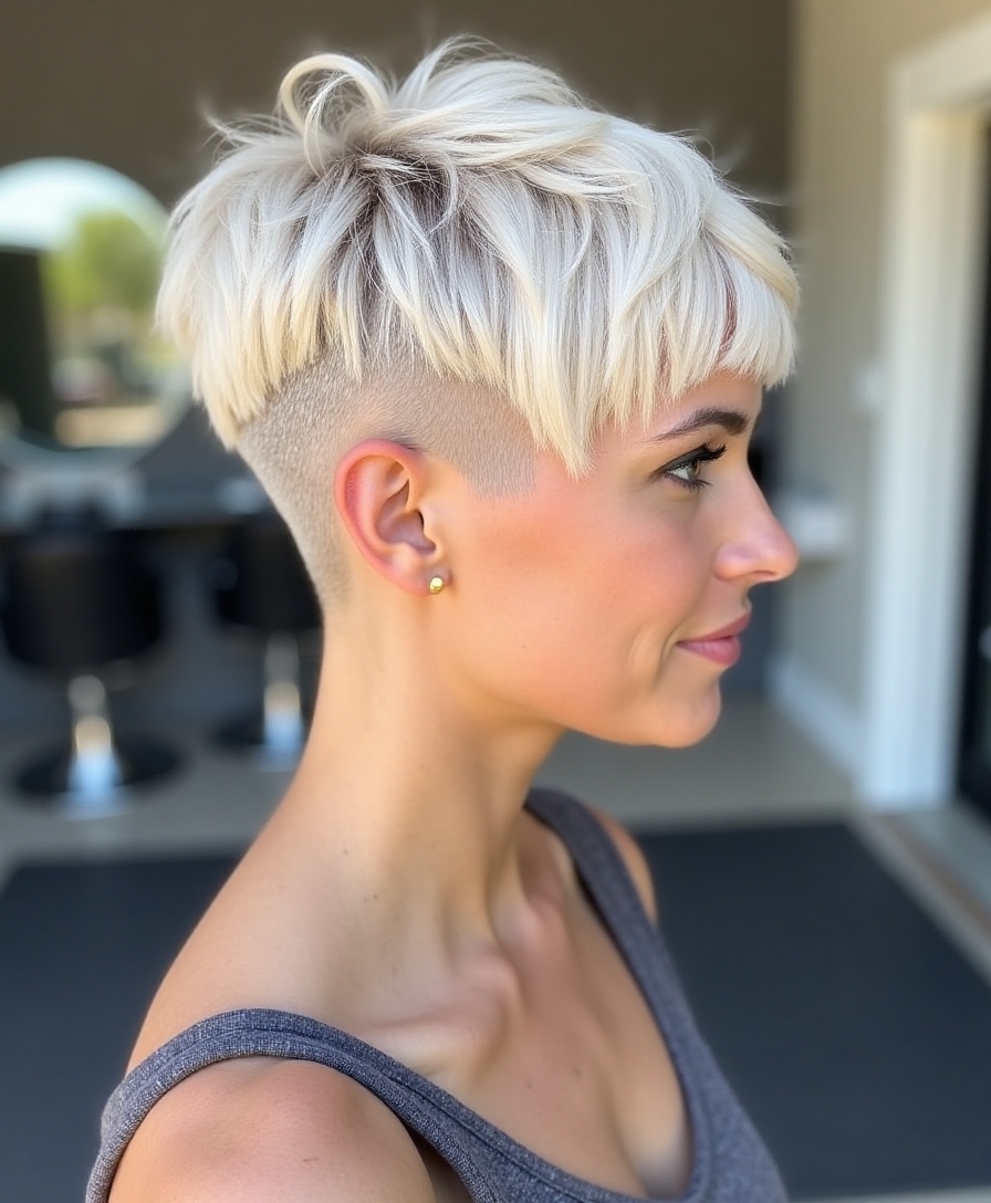 transition to pixie haircut