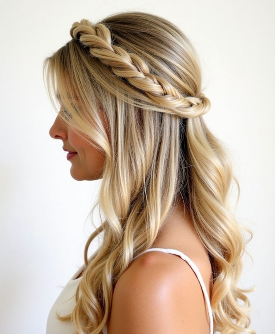 twisted halo hairstyle tutorial