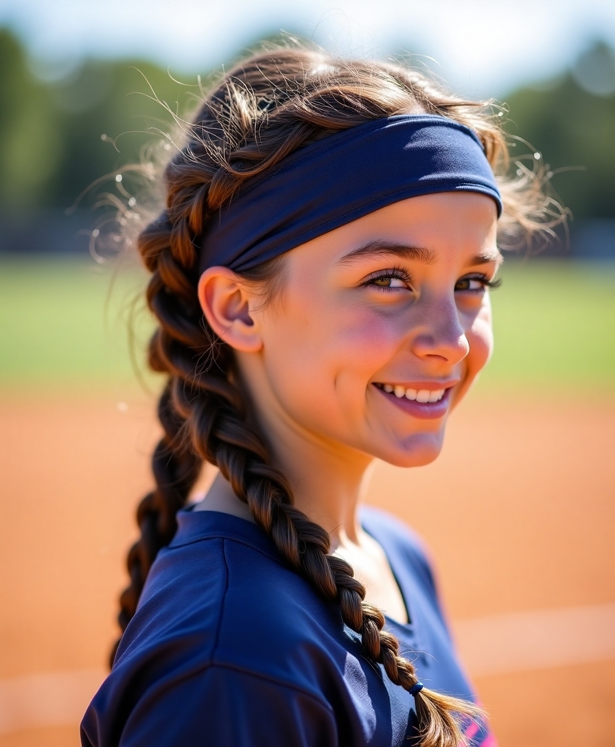 twisted headband functional hairstyle
