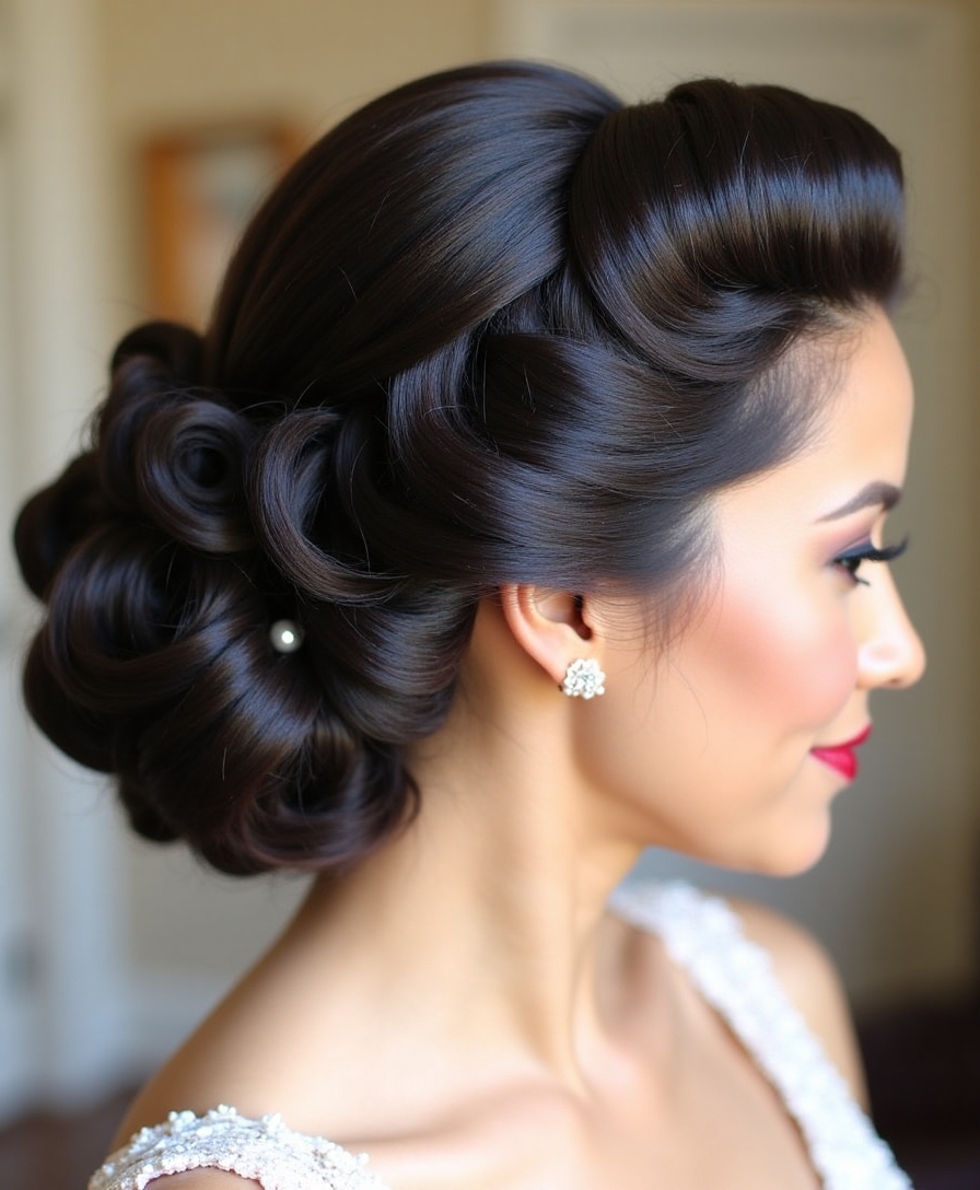 vintage glam hairstyle tutorial