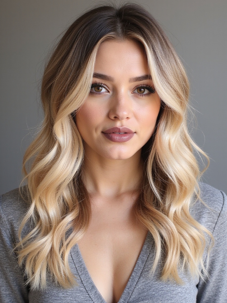 effortless glamorous volumized hair